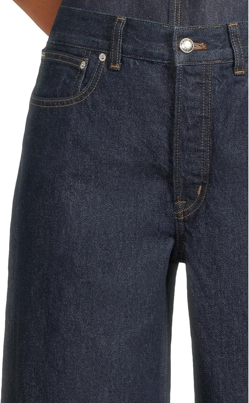 Made Well Womens Low Slung Baggy Rinse with Cuff in Rinse Wash - Image 2